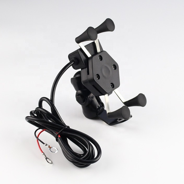 Suport telefon moto,atv,auto, priza USB de 2.1 A (include 2 tipuri de prindere) Suport telefon moto,atv,auto, priza USB de 2.1 A (include 2 tipuri de prindere)