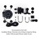 Suport telefon moto,atv,auto,incarcare wireless 10W,fixare oglinda,cadru,universal Android si IOS, priza USB de 2.1 A, include 2 tipuri de prindere