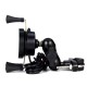 Suport telefon moto,atv,auto,incarcare wireless 10W,fixare oglinda,cadru,universal Android si IOS, priza USB de 2.1 A, include 2 tipuri de prindere
