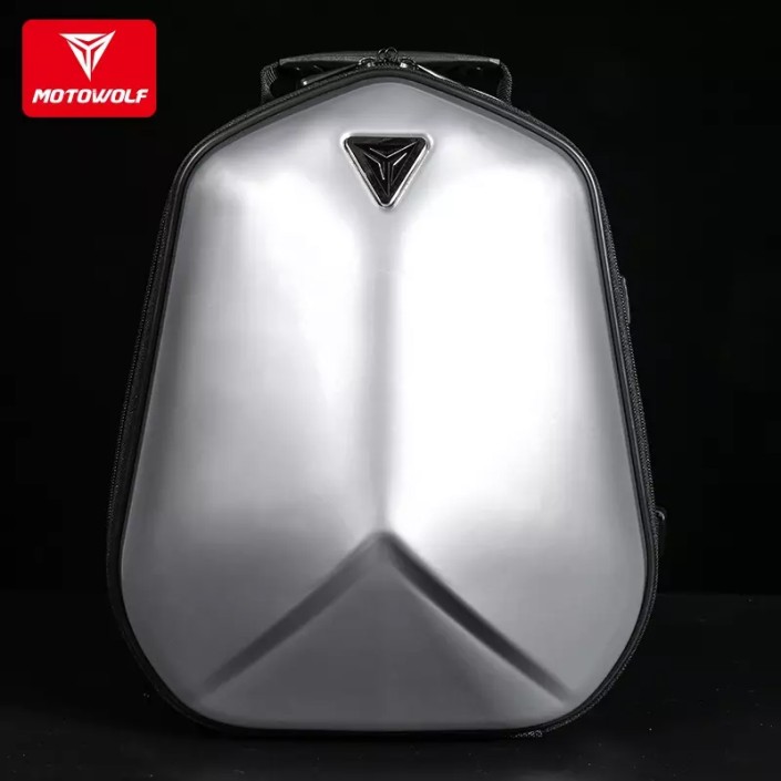 Ghiozdan/rucsac impermeabil aerodinamic moto hardshell MotoWolf, marimea L, impermeabil, extensibil, GRI (include2 tipuri de prindere)