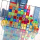 Set de constructie Magnetic Tiles, MagBlock, 100 piese 3D, Multicolor Set de constructie Magnetic Tiles, MagBlock, 100 piese 3D, Multicolor