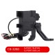 Suport telefon moto,atv, aluminiu, usb charge 2.1A, prindere oglinda Suport telefon moto,atv, aluminiu, usb charge 2.1A, prindere oglinda