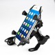 Suport telefon moto,atv,auto, priza USB de 2.1 A (include 2 tipuri de prindere) Suport telefon moto,atv,auto, priza USB de 2.1 A (include 2 tipuri de prindere)