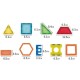 Set de constructie Magnetic Tiles, MagBlock, 100 piese 3D, Multicolor Set de constructie Magnetic Tiles, MagBlock, 100 piese 3D, Multicolor