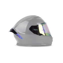 Spoiler spate iridium pentru Casca Moto Carbon PES R01 - Helmet Rear Wing Aerodinamic ECE/DOT
