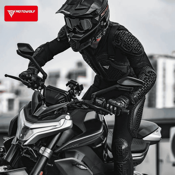 Armură Moto Certificată Motowolf – Protecție Level 2 pentru Stradă, Off-Road, ATV și Bicicletă