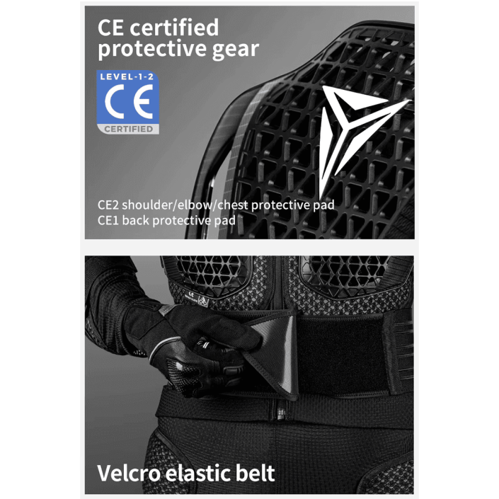Armură Moto Certificată Motowolf – Protecție Level 2 pentru Stradă, Off-Road, ATV și Bicicletă