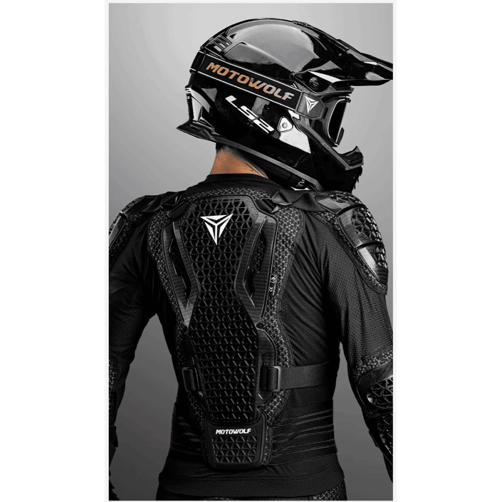 Armură Moto Certificată Motowolf – Protecție Level 2 pentru Stradă, Off-Road, ATV și Bicicletă
