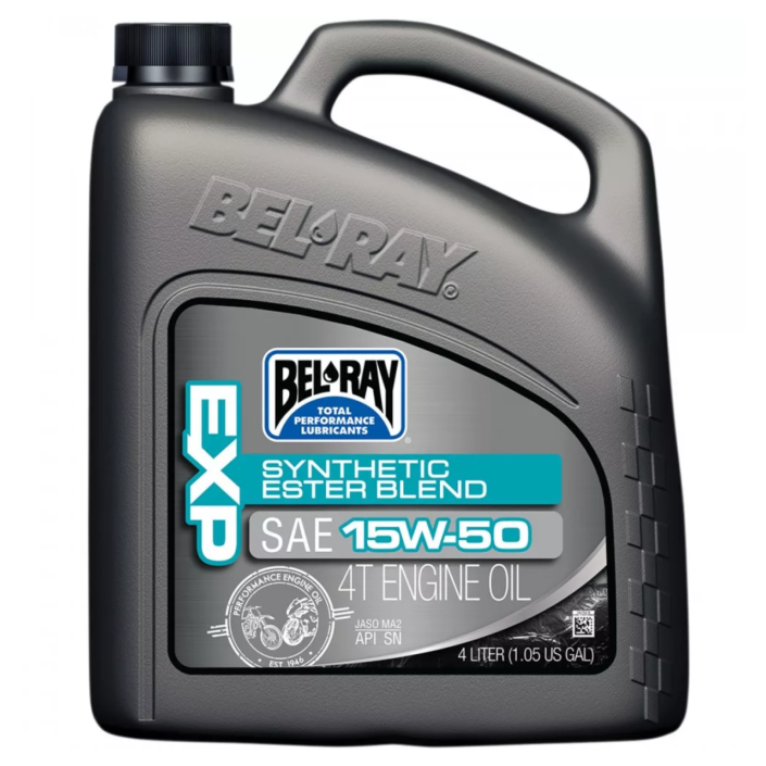 Bel-Ray ulei de motor Bel-Ray EXP SYNTHETIC ESTER BLEND 4T 15W50, 4L Bel-Ray ulei de motor Bel-Ray EXP SYNTHETIC ESTER BLEND 4T 15W50, 4L