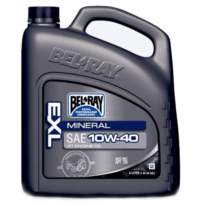 Bel-Ray ulei de motor EXL MINERAL 4T 10W-40, 4L Bel-Ray ulei de motor EXL MINERAL 4T 10W-40, 4L
