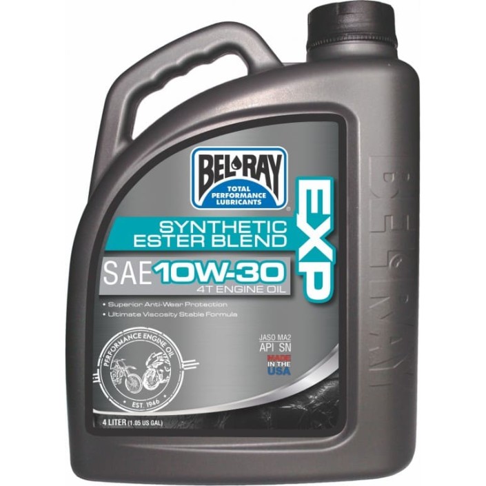 Bel-Ray ulei de motor EXP SYNTHETIC ESTER BLEND 4T 10W-30, 4 L Bel-Ray ulei de motor EXP SYNTHETIC ESTER BLEND 4T 10W-30, 4 L