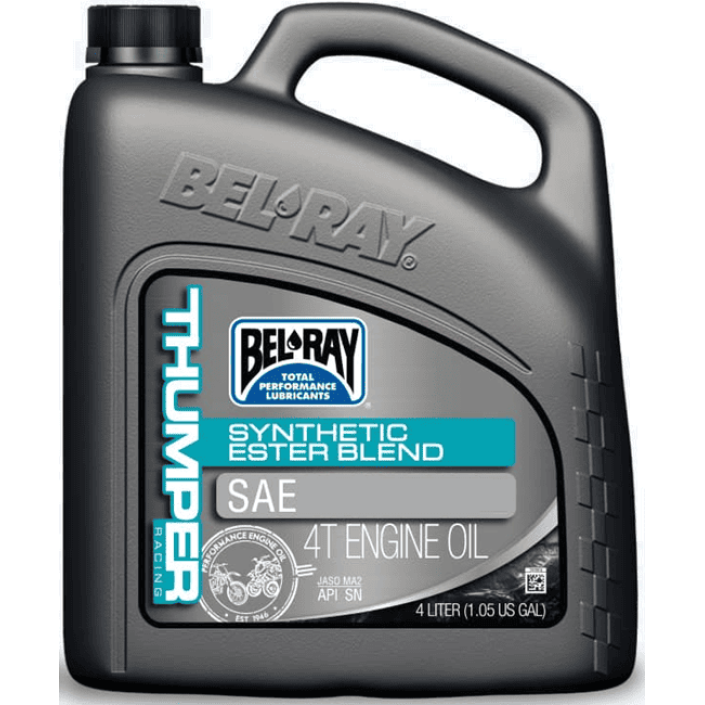 Bel-Ray ulei de motor THUMPER RACING SYNTHETIC ESTER BLEND 4T 15W-50, 4L Bel-Ray ulei de motor THUMPER RACING SYNTHETIC ESTER BLEND 4T 15W-50, 4L