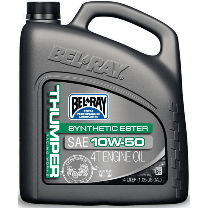 Bel-Ray ulei de motor THUMPER RACING WORKS SYNTHETIC ESTER 4T 10W50, 4L Bel-Ray ulei de motor THUMPER RACING WORKS SYNTHETIC ESTER 4T 10W50, 4L