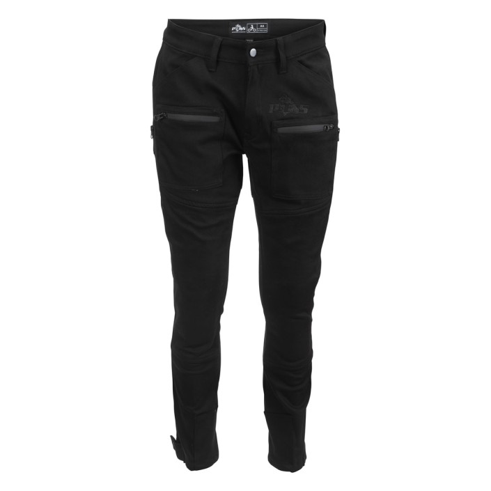 Blugi Moto PES Cargo Core – Protecții Nivel 2, Material PES Invicta Technology™  Certificare AA, Negri