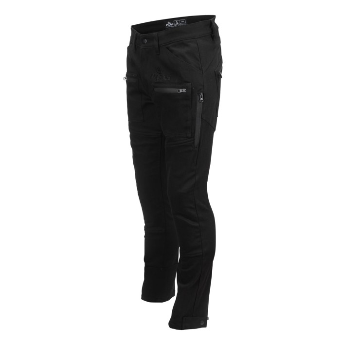 Blugi Moto PES Cargo Core – Protecții Nivel 2, Material PES Invicta Technology™  Certificare AA, Negri