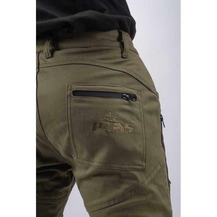 Blugi Moto PES Cargo Core – Protecții Nivel 2, Material PES Invicta Technology™  Certificare AA, Verzi