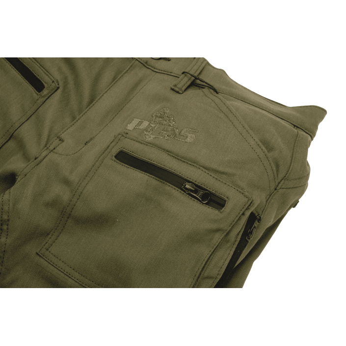 Blugi Moto PES Cargo Core – Protecții Nivel 2, Material PES Invicta Technology™  Certificare AA, Verzi