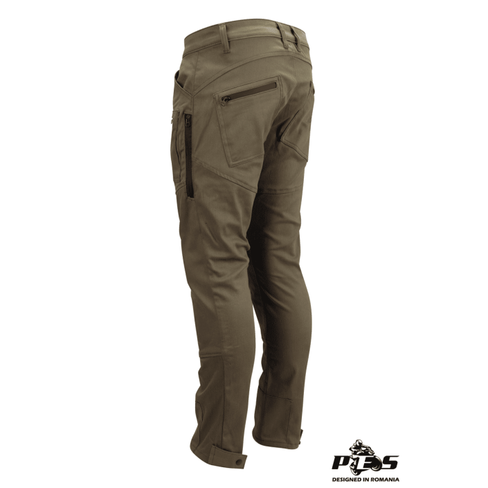 Blugi Moto PES Cargo Core – Protecții Nivel 2, Material PES Invicta Technology™  Certificare AA, Verzi