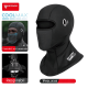 Cagulă Moto Motowolf cu Guler 4 sezoane – Material CoolMax® Respirabil și Fin, Design cu Cusături Exterioare, Negru