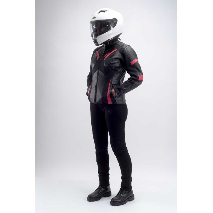 Colanți Moto Damă PES Silueta – Single-Layer,Certificare AA, Protecții Level 2