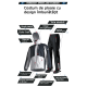 Costum de Ploaie Moto Motowolf V5 – Geacă și Pantaloni Impermeabili cu Elemente Reflectorizante, Glugă și Protecție Completă, Albastru/Gri Costum de Ploaie Moto Motowolf V5 – Geacă și Pantaloni Impermeabili cu Elemente Reflectorizante, Glugă și Protecție Completă, Albastru/Gri