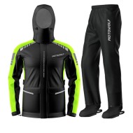 Costum de Ploaie Moto MOTOWOLF RC1 din Polyester Oxford 300D cu Membrană TPU, Impermeabil 10000 mm