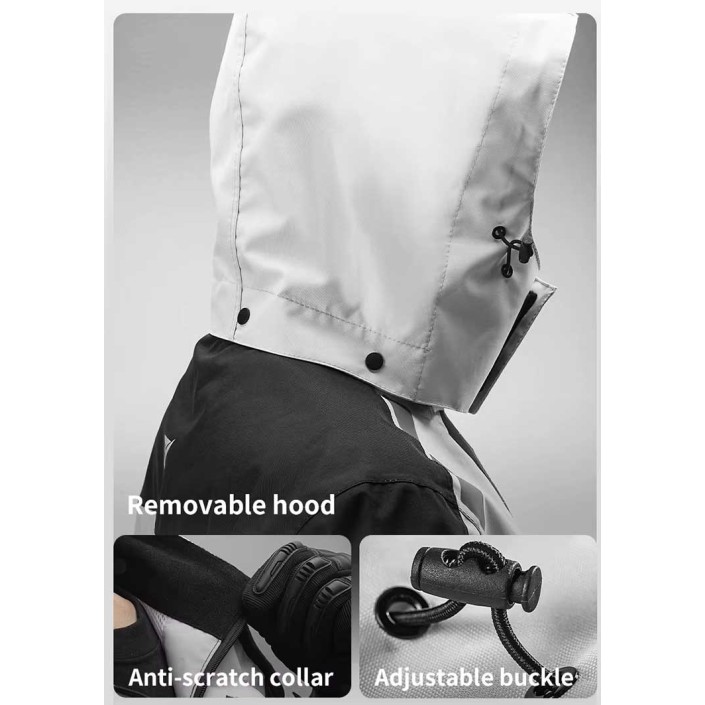 Costum de Ploaie Moto MOTOWOLF RC1 din Polyester Oxford 300D cu Membrană TPU, Impermeabil 10000 mm