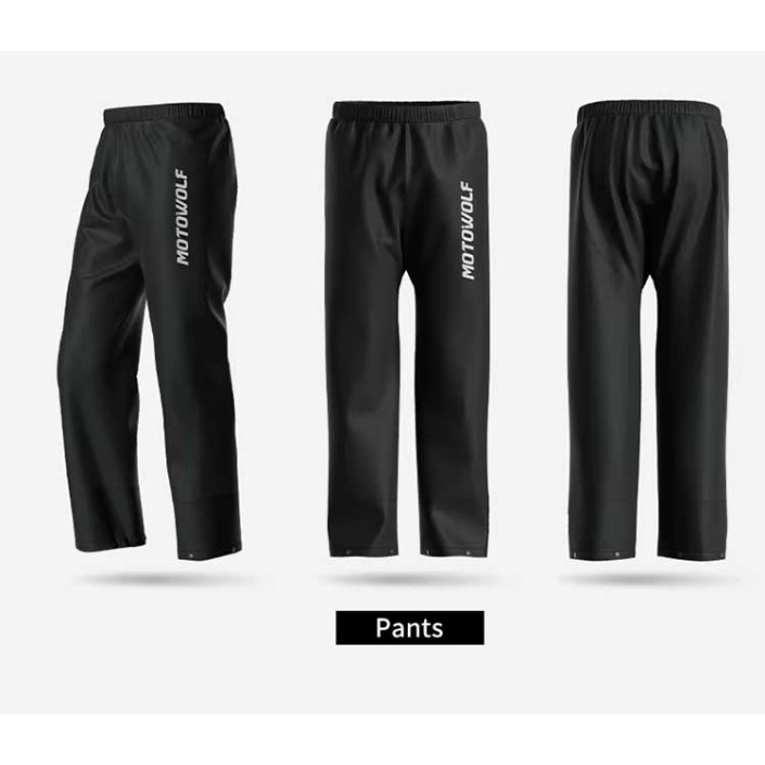 Costum de Ploaie Moto MOTOWOLF RC1 din Polyester Oxford 300D cu Membrană TPU, Impermeabil 10000 mm