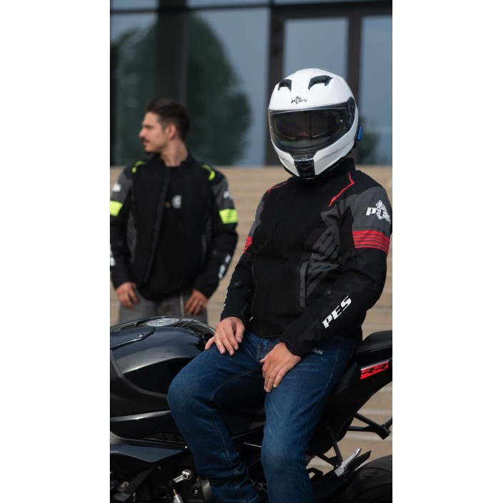 Geacă Moto de Vară PES Grand Air 2.0 AA cu Protecții CE Level 2 și Membrană Impermeabilă 3 în 1