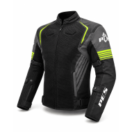 Geacă Moto de Vară PES Grand Air 2.0 cu Protecții CE Level 2 | Membrană Impermeabilă 3 în 1 | Certificare AA, Verde