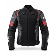 Geacă Moto de Vară PES Grand Air 2.0 cu Protecții CE Level 2 | Membrană Impermeabilă 3 în 1 | Certificare AA, Rosu