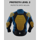 Geacă Moto de Vară Bărbați PES Grand Air Blue – Mesh Ventilat, Protecții Level 2, Certificare AA, Mesadă de Ploaie Detașabilă Geacă Moto de Vară Bărbați PES Grand Air Blue – Mesh Ventilat, Protecții Level 2, Certificare AA, Mesadă de Ploaie Detașabilă