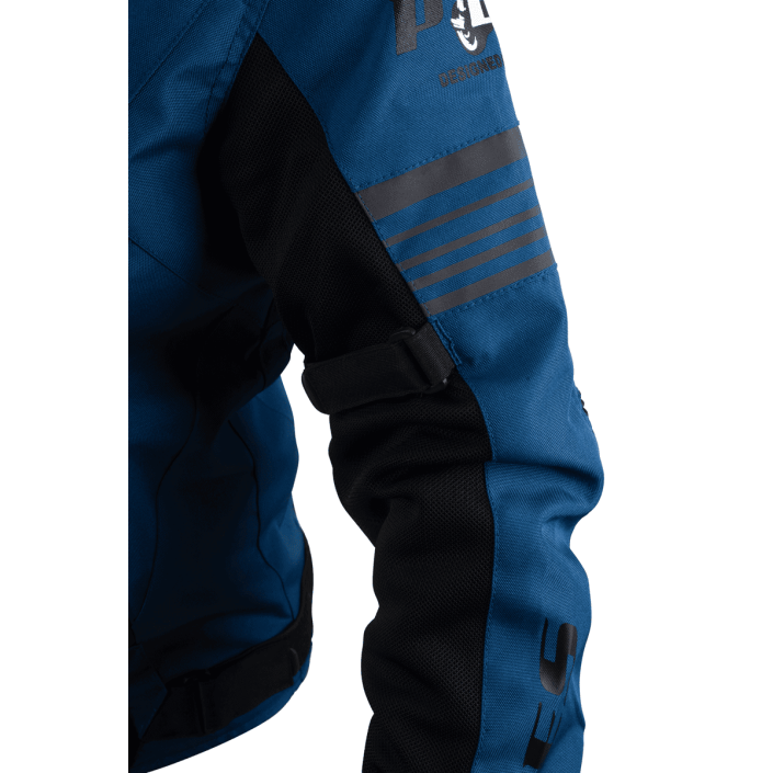 Geacă Moto de Vară Bărbați PES Grand Air Blue – Mesh Ventilat, Protecții Level 2, Certificare AA, Mesadă de Ploaie Detașabilă Geacă Moto de Vară Bărbați PES Grand Air Blue – Mesh Ventilat, Protecții Level 2, Certificare AA, Mesadă de Ploaie Detașabilă