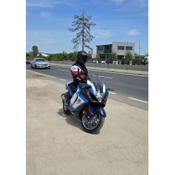 Geacă Moto PES Grand 4 Sezoane cu Protecții CE Level 2, impermeabila, mesada iarna detasabila, Rosu