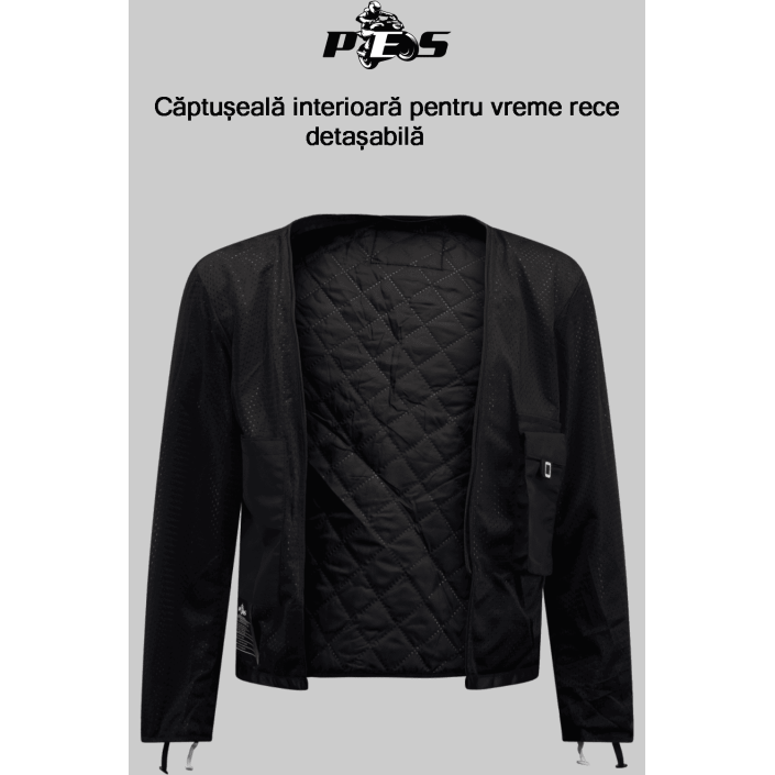 Geacă Moto PES Grand 4 Sezoane cu Protecții CE Level 2, impermeabila, mesada iarna detasabila, Rosu Geacă Moto PES Grand 4 Sezoane cu Protecții CE Level 2, impermeabila, mesada iarna detasabila, Rosu