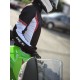 Geacă Moto de Vară pentru Dame PES Lady Red – Mesh Respirabil, Protecții Level 2, Mesadă de Ploaie Detașabilă