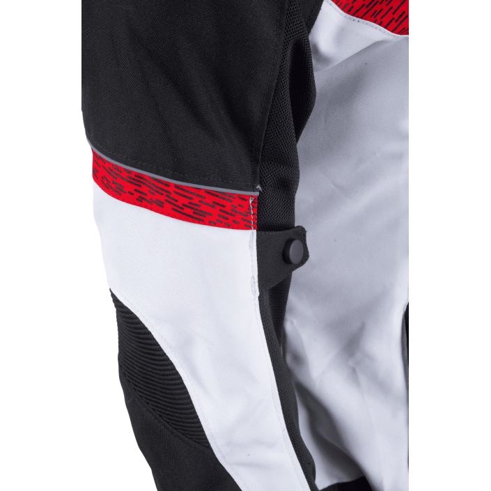 Geacă Moto de Vară pentru Dame PES Lady Red – Mesh Respirabil, Protecții Level 2, Mesadă de Ploaie Detașabilă