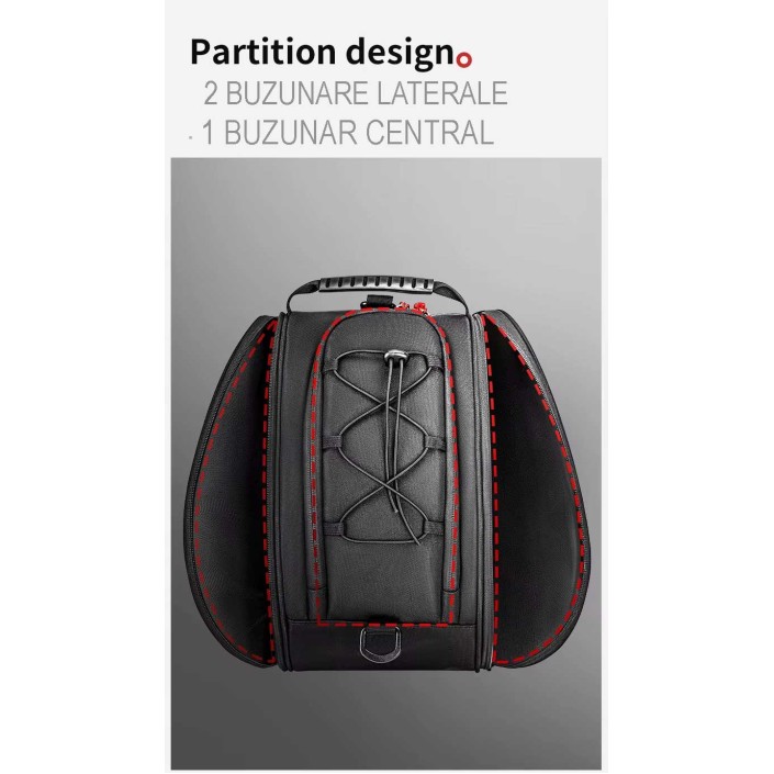 Geantă moto și scuter Motowolf MB5 15L Geantă moto și scuter Motowolf MB5 15L