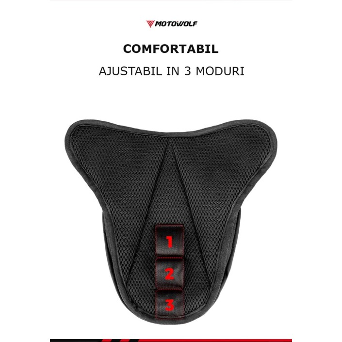 Geantă de picior/umar moto Motowolf, extensibilă, hardshell, eliberare rapida, negru 