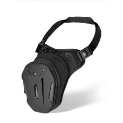 Geantă de picior/umar moto Motowolf, extensibilă, hardshell, eliberare rapida, negru 