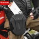 Geantă de picior/umar moto Motowolf, extensibilă, hardshell, eliberare rapida, negru 