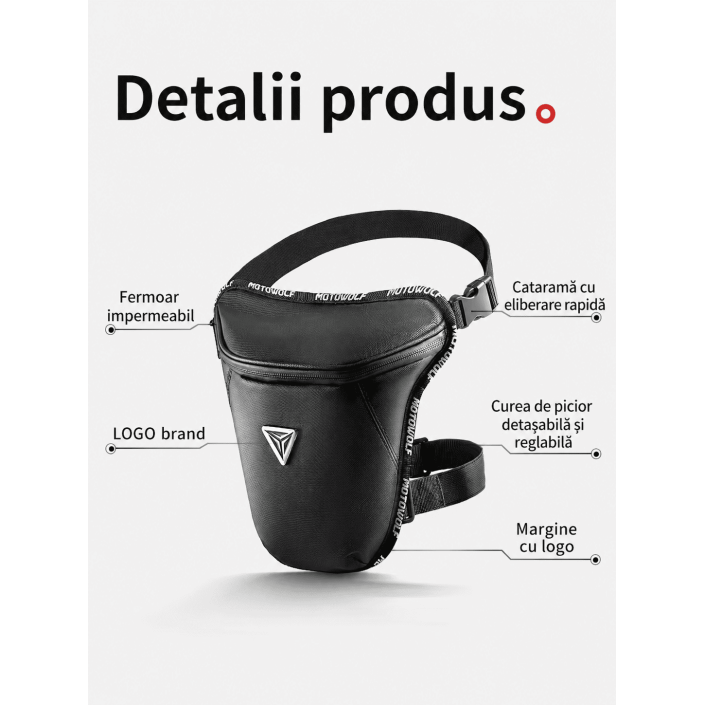 Geantă de picior moto/scuter Motowolf MB6 impermeabilă