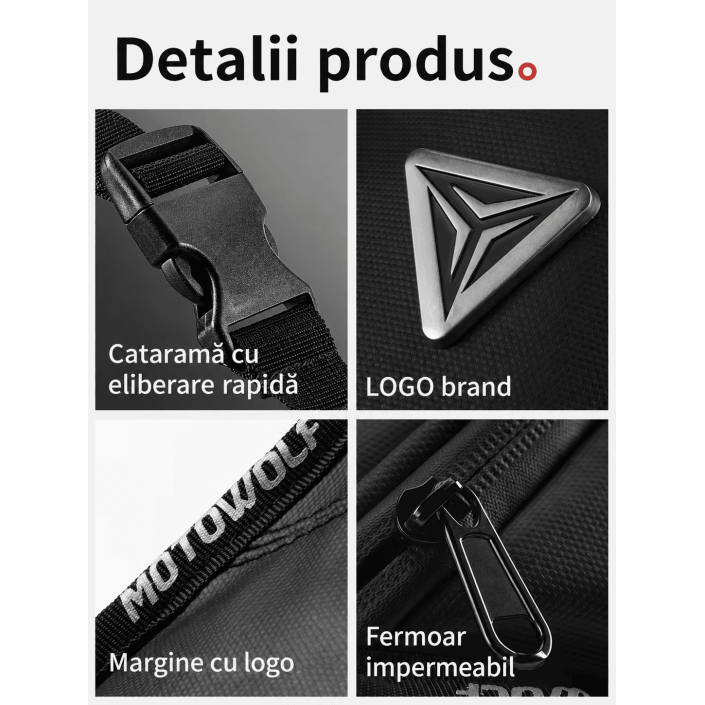 Geantă de picior moto/scuter Motowolf MB6 impermeabilă