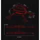 Geanta rezervor moto Motowolf, impermeabila, prindere universala, buzunar transparent telefon, tank bag include 2 tipuri de prindere