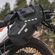 Set genți laterale moto Motowolf MB2 28L, impermeabile, PVC 500D, prindere universală, negru Set genți laterale moto Motowolf MB2 28L, impermeabile, PVC 500D, prindere universală, negru