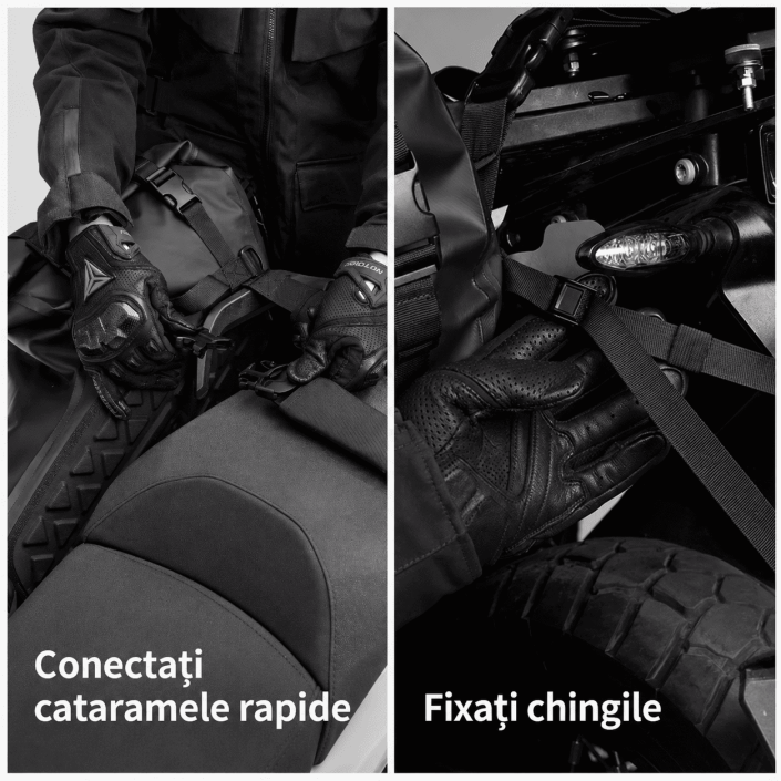 Set genți laterale moto Motowolf MB2 28L impermeabile Set genți laterale moto Motowolf MB2 28L impermeabile