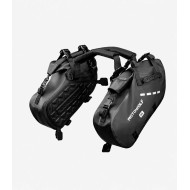 Set genți laterale moto Motowolf MB2 28L, impermeabile, PVC 500D, prindere universală, negru