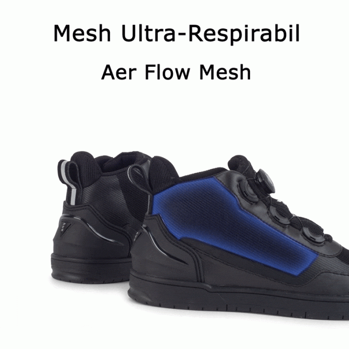 Ghete Moto PES AeroGuard Barbati pentru Vara, cu Panouri Respirabile, Protectie Glezna si Talpa Antiderapanta Ghete Moto PES AeroGuard Barbati pentru Vara, cu Panouri Respirabile, Protectie Glezna si Talpa Antiderapanta