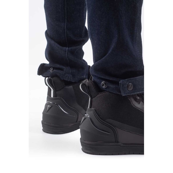 Ghete moto PES AeroGuard pentru bărbați (vară), cu panouri respirabile, protecție gleznă și talpă antiderapantă