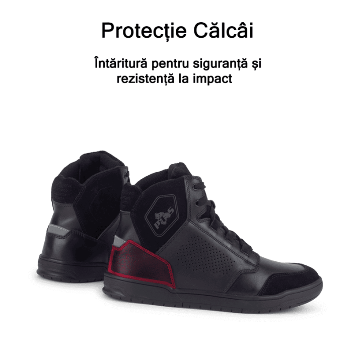 Ghete Moto Urbane PES City Guard, Respirabile și Rezistente la Impact, Piele Perforată Ghete Moto Urbane PES City Guard, Respirabile și Rezistente la Impact, Piele Perforată